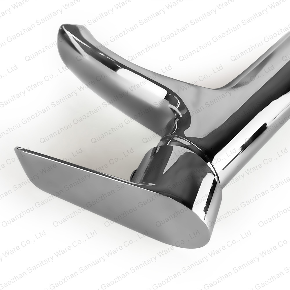 Brand Bathroom Modern Brass Material Foshan Factory Ceramic Sink Tap Mat Black Basin Faucet