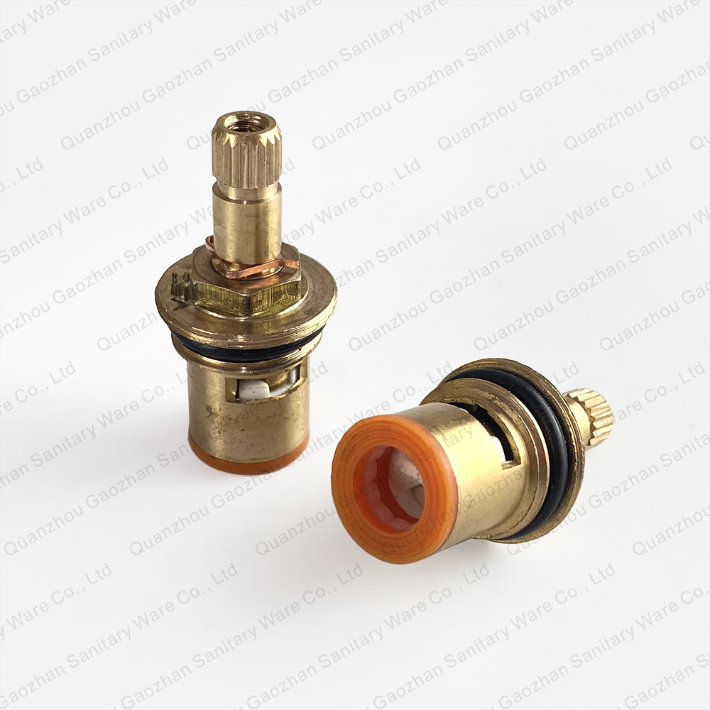 G1/2 thread brass ceramic faucet diverter cartridge