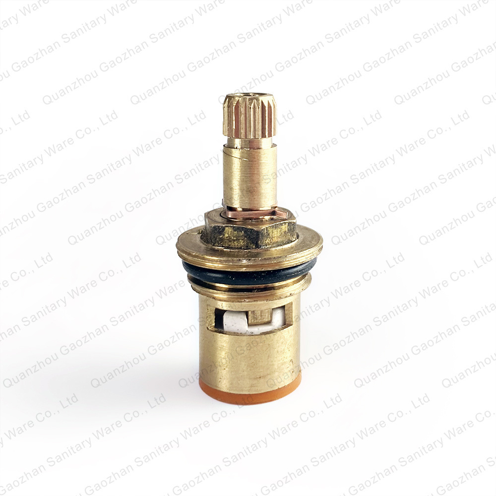 G1/2 thread brass ceramic faucet diverter cartridge