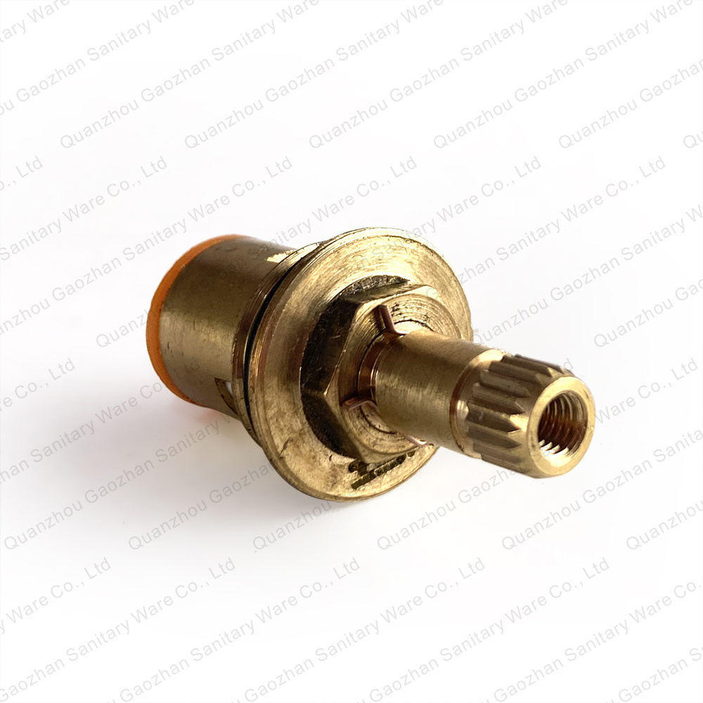 G1/2 thread brass ceramic faucet diverter cartridge