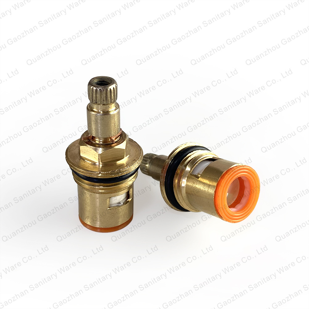 Brass faucet ceramic cross disc cartridge tap spindle 40g common model