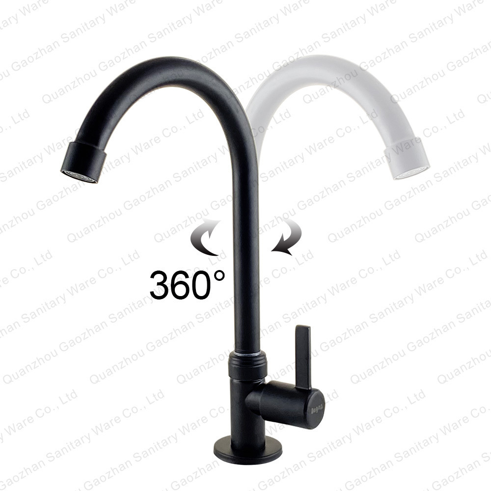 MCBKRPDIO bathroom sink tap deck mounted chrome single handle single cold water wash hand zinc body square basin faucet