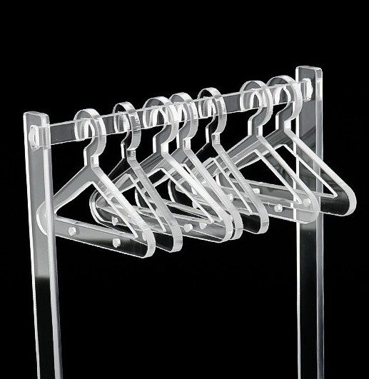 Acrylic Jewelry Organizer Earring Hanger Display Rack Holder Coat Hangers Stand Acrylic Earring Holder/