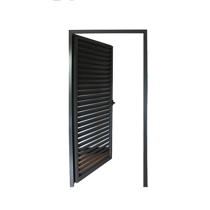 Delivery fast aluminum swing shutter door casement shutter louver persianas shutter door