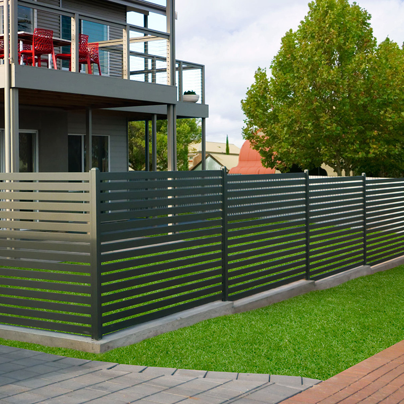 Customized according to customer requirements garden fence aluminum guangdong metal fence panels aluminum