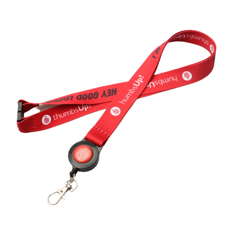 Personalized Lanyards Screen Printing Id Badge Holder Customized Polyester Strap For Key Chain Lanyard