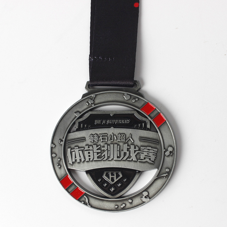 Wholesale gold zinc alloy sports medal with best quality fiesta trophy blank custom 3d metal medal