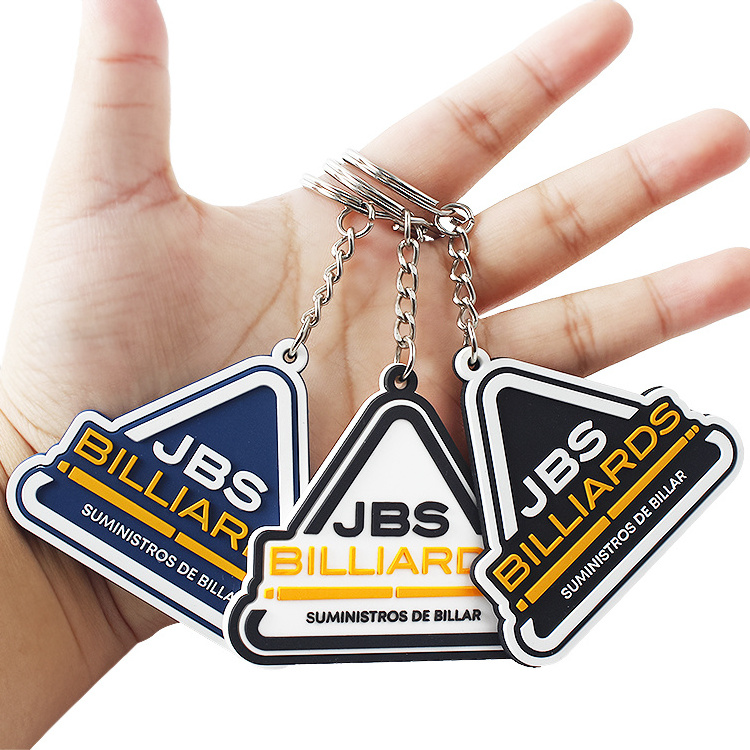 Custom Your Logo Name Business Gift Soft PVC Keychain Key Chain Silicone Keyring Personalized 2d and 3d Rubber Keychain