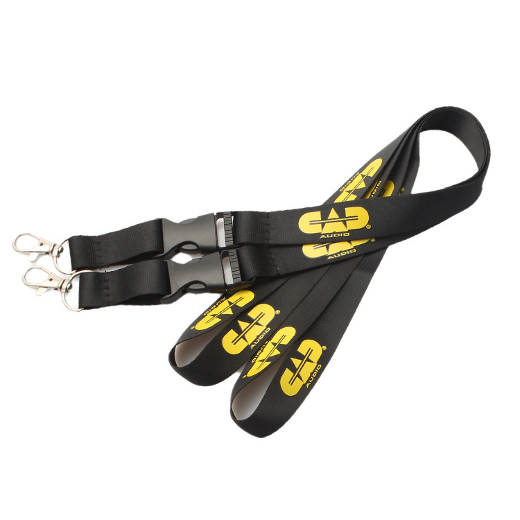 Personalized Lanyards Screen Printing Id Badge Holder Customized Polyester Strap For Key Chain Lanyard