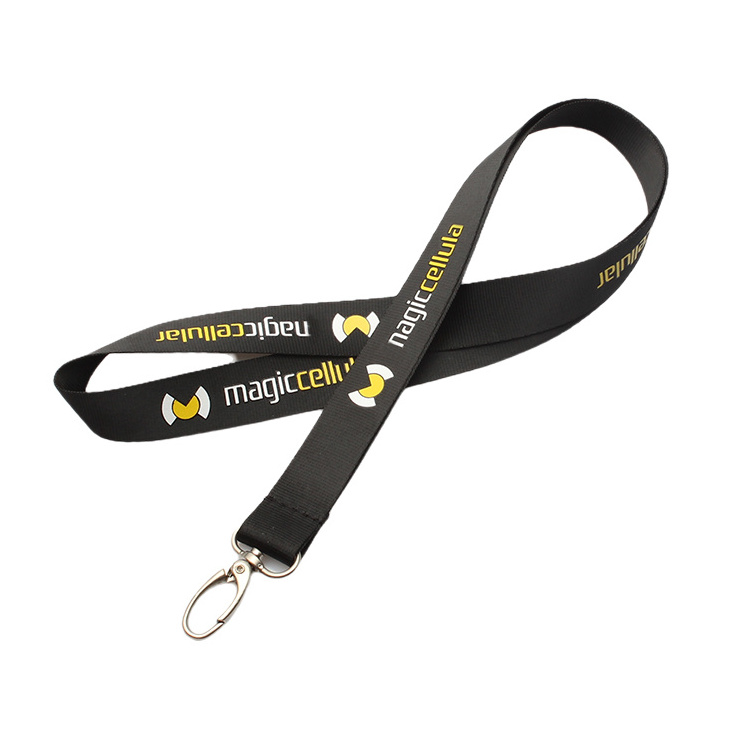 Personalized Lanyards Screen Printing Id Badge Holder Customized Polyester Strap For Key Chain Lanyard