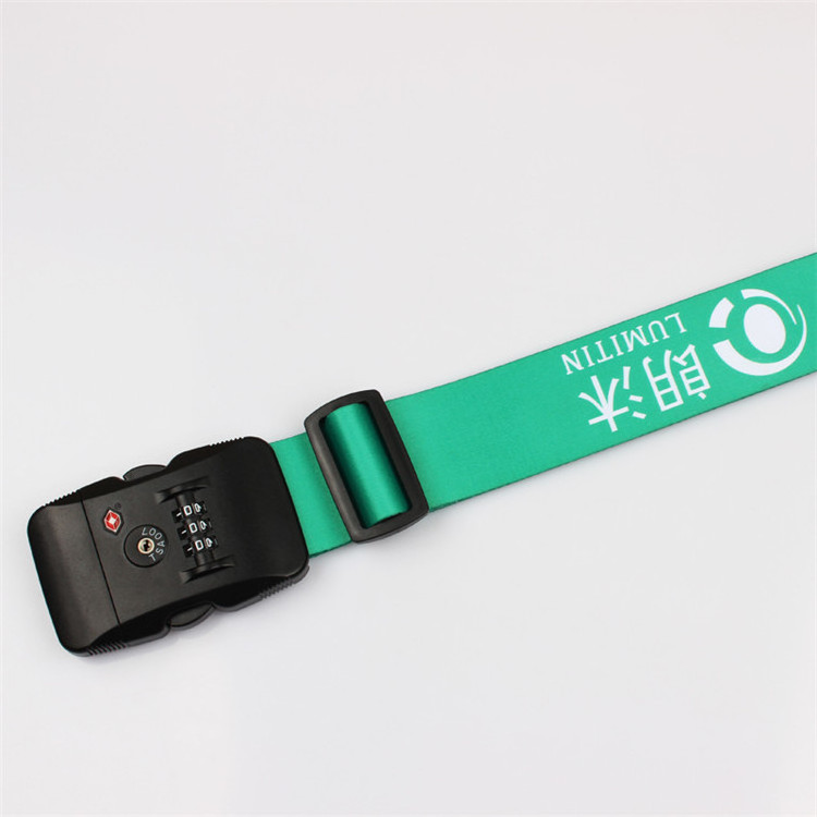 Newest item custom personalized TSA luggage strap belt for business trip