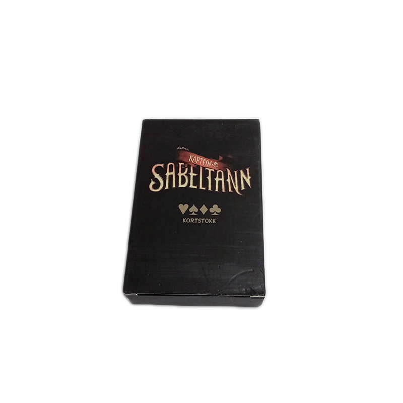 Wholesale Custom playing card Black Core Paper