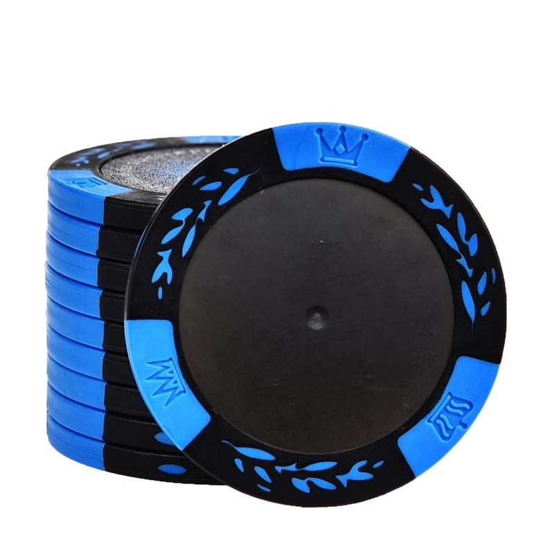 Mazaifei new product 10g 39mm 43mm Blank Ceramic Poker Chips For Wholesale