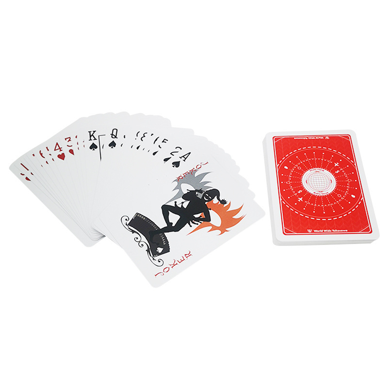 Wholesale Manufacturer Printing Logo 63*88/57*87mm Size Pvc Kuwait Poker Playing Cardsr Deck Plastic 32 Baloot Playing Card