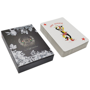 Online Hot Selling Texas Hold'em Poker Cards Plastic Luxury Waterproof Sublimation Playing Cs in Bulk