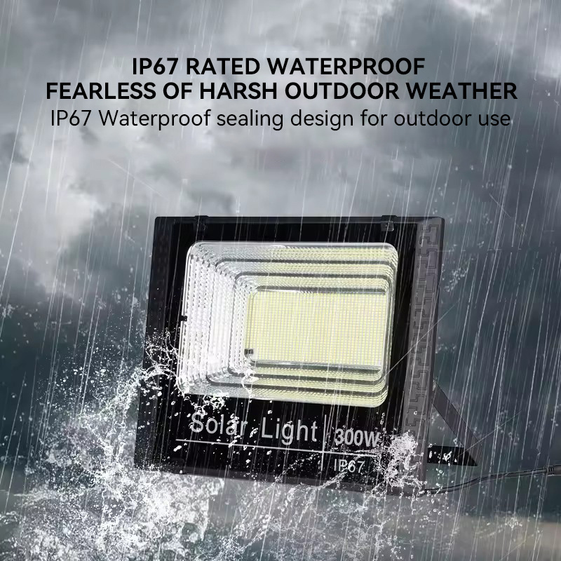 Hot Sale Waterproof Indoor House Out door Outdoor Path Street LED Powered Solar Flood Light with Panel for Lawn Garden or Home