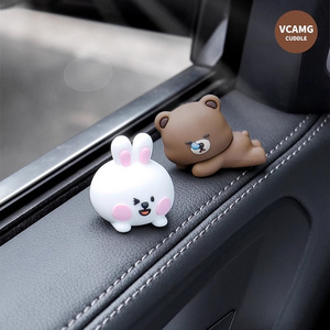 Universal Interior Cute Emulate Animal Decoration Car Dashboard Decoration Car Accessories Dog