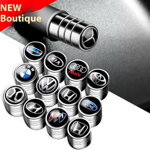 Aluminum Alloy Air Dust Covers Car Tire Caps With Custom Logo Multi Color Wheel Tire Rim Air Valve Stem Caps