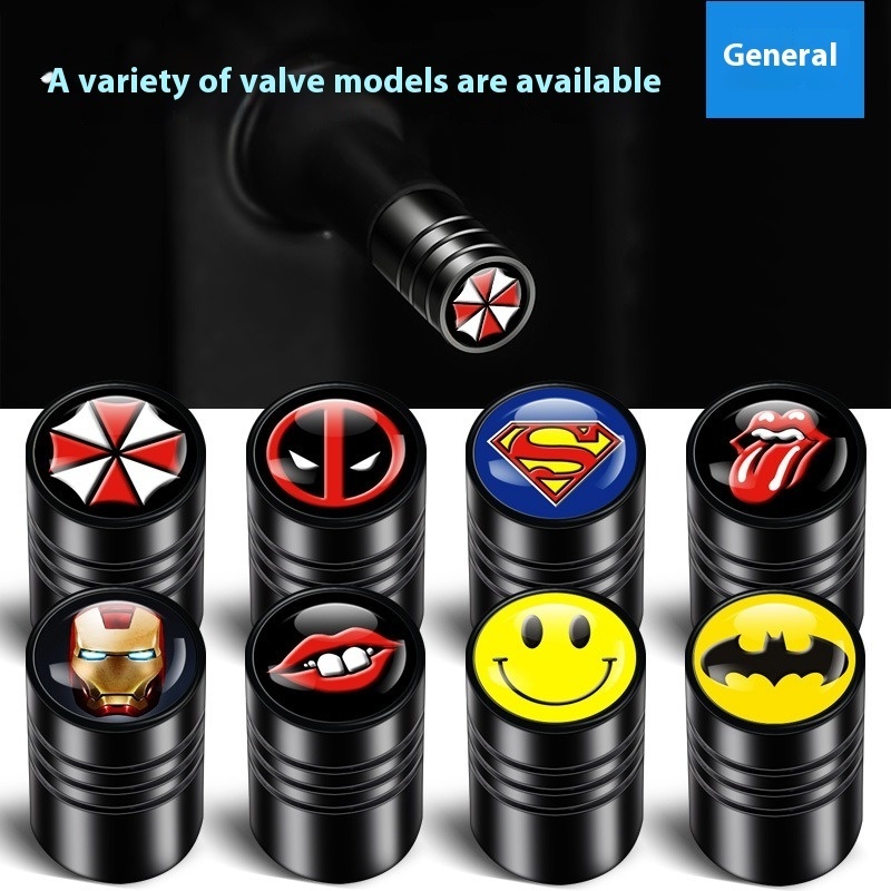 Color Aluminum Alloy Air Dust Cover Caps With Custom Logo Wheel Tire Rim Valve Stem Caps