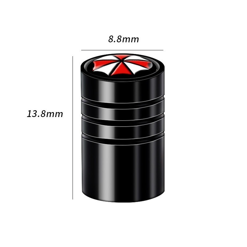 Color Aluminum Alloy Air Dust Cover Caps With Custom Logo Wheel Tire Rim Valve Stem Caps