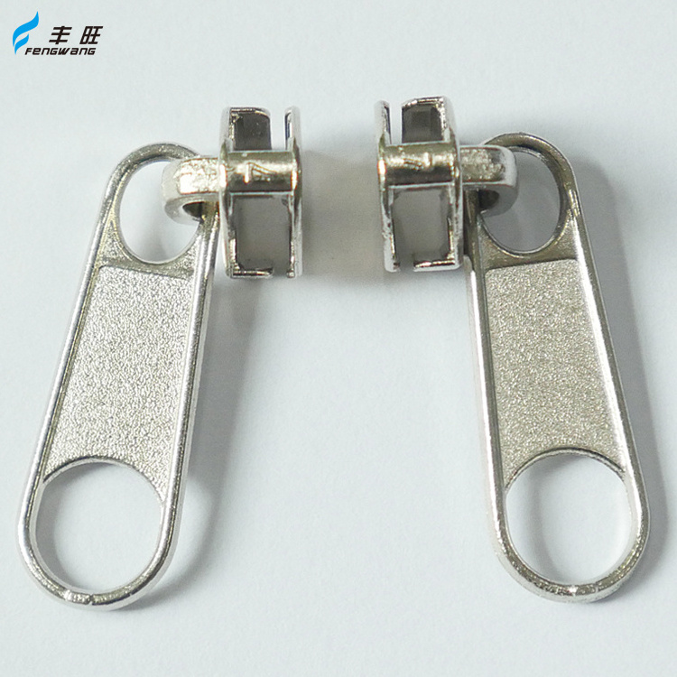 China special design high quality 8# zipper slider non lock zip pulls for hospital