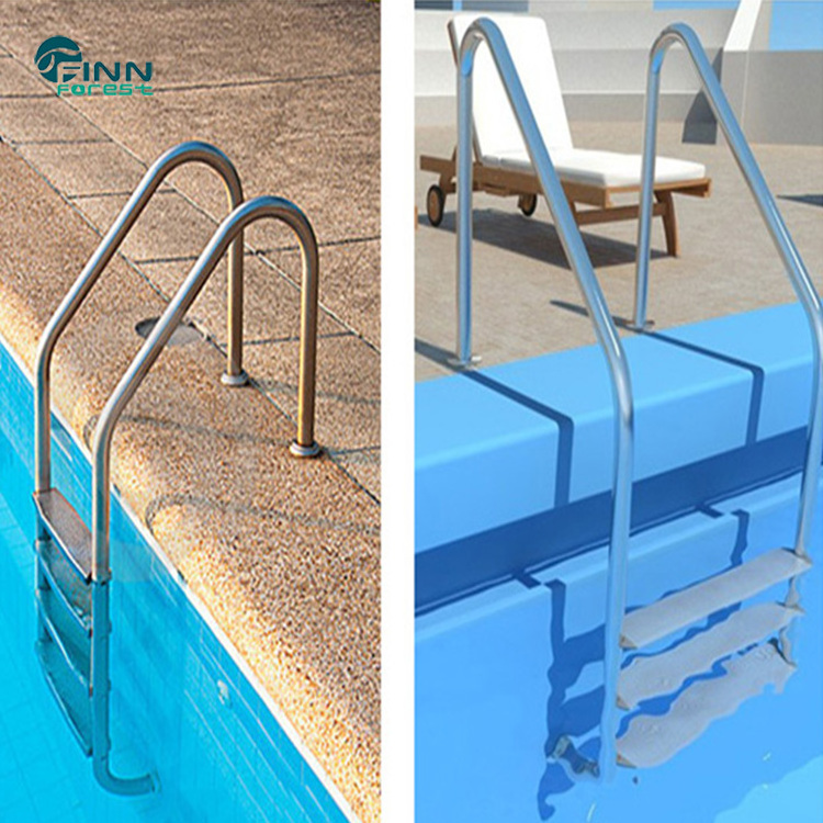 Superior Adjustable Swimming Pool Stainless Steel 4 Steps Ladder For Pool