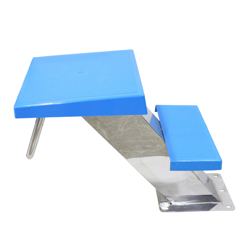 Factory Supply Professional Standard Competition Diving Board Two Steps Swimming Pool Starting Block