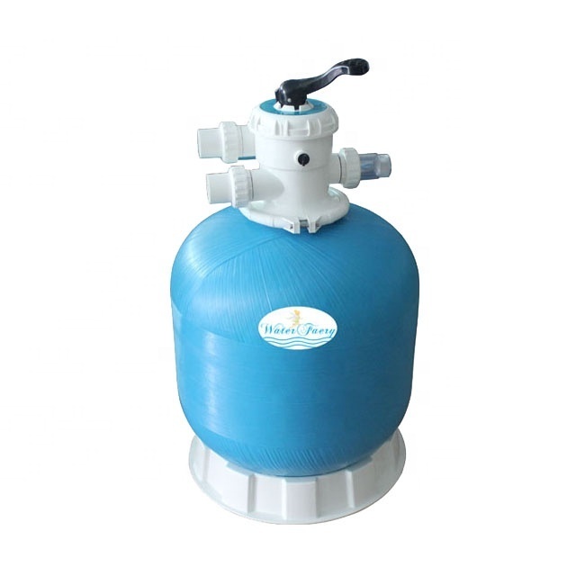 600MM Top Mount Side Fiber Glass 1.5 Inch Valve Swimming Pool Blue Sand Filter