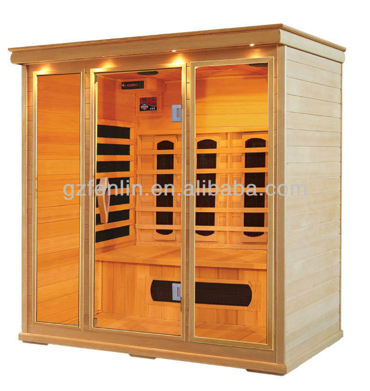 New design solid wooden dry sauna dry steam farin frared steam sauna cabin room