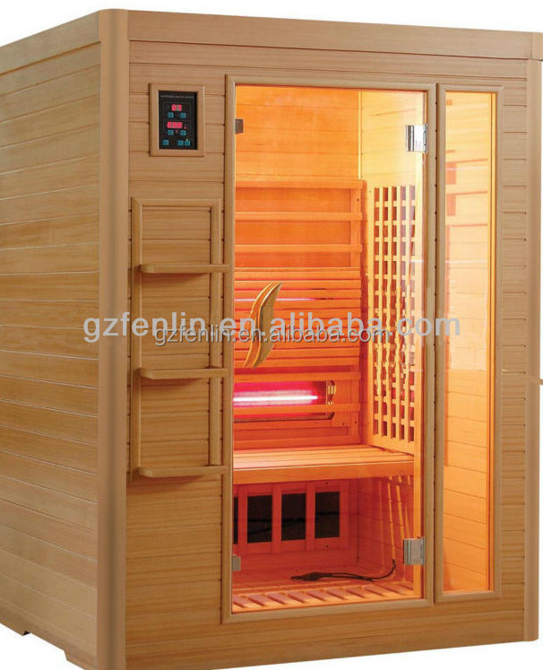 New design solid wooden dry sauna dry steam farin frared steam sauna cabin room