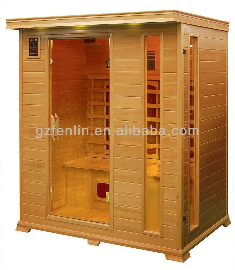 2 persons outdoor dry sauna bath infrared sauna room durable sauna cabin