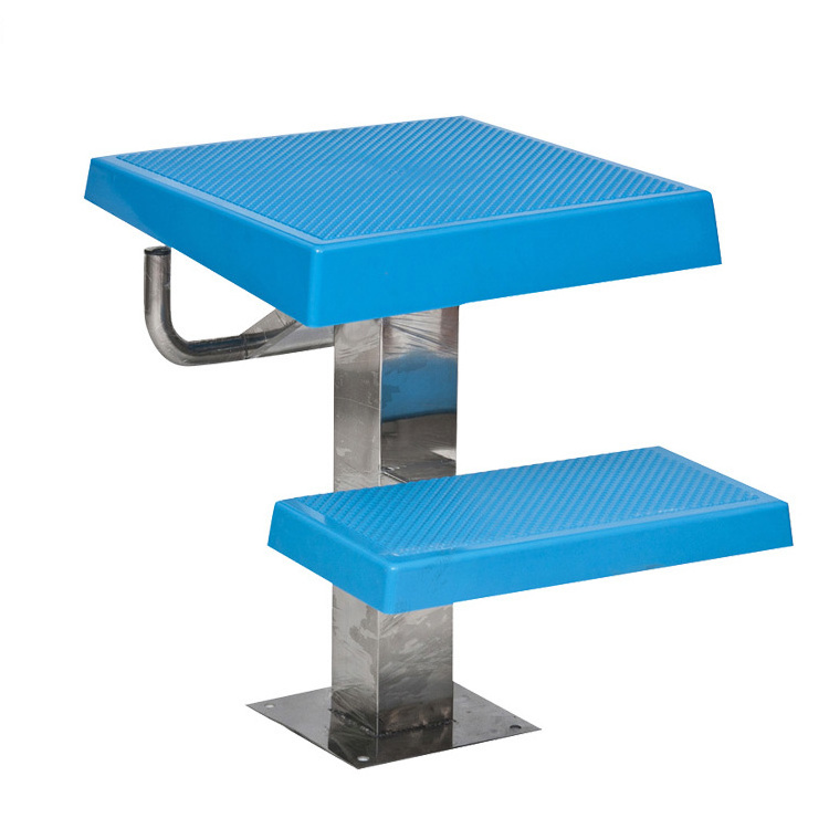 Factory Supply Professional Standard Competition Diving Board Two Steps Swimming Pool Starting Block