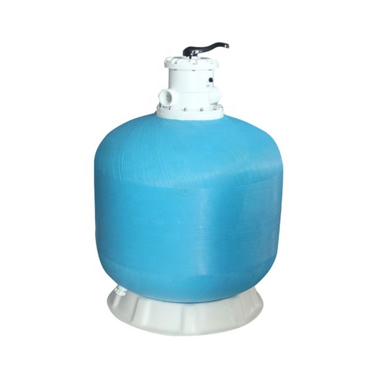 600MM Top Mount Side Fiber Glass 1.5 Inch Valve Swimming Pool Blue Sand Filter