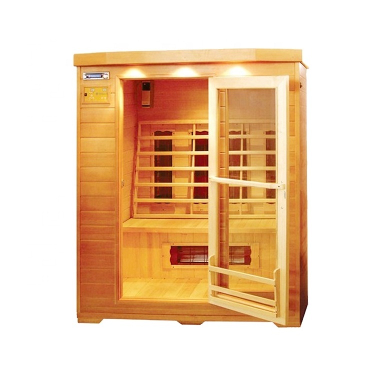 2 persons outdoor dry sauna bath infrared sauna room durable sauna cabin