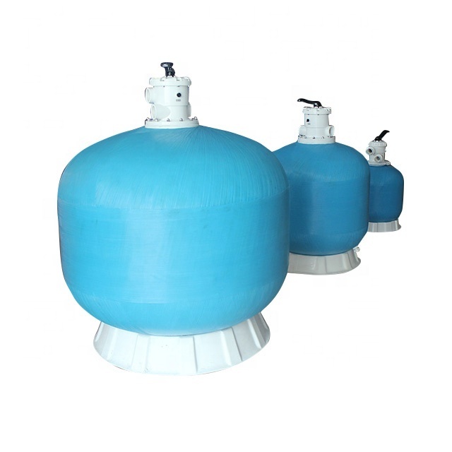 600MM Top Mount Side Fiber Glass 1.5 Inch Valve Swimming Pool Blue Sand Filter