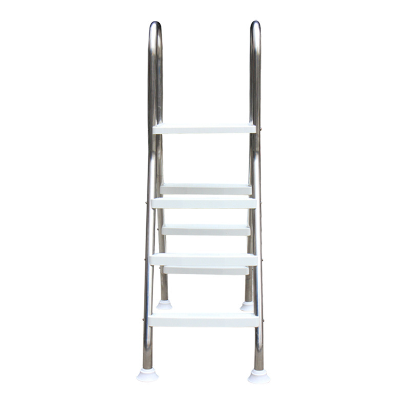 Portable Stainless Steel 304 Folding Double Sided 2-5 Steps Manufacture Integrity Swimming Pool Ladder