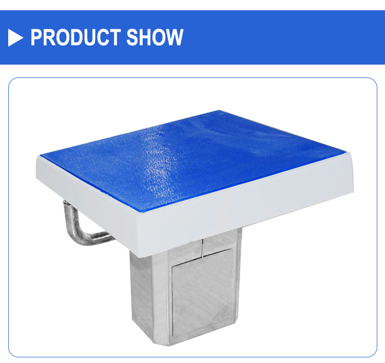 Manufacturer Supply Standard Portable Starting Block Pools Diving Block Swimming Pool Jumping Platform