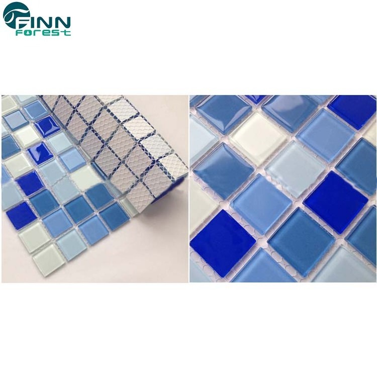 1.2mm,1.5mm,2mm Blue Mosaic Color Pvc Guangzhou Pond Liner