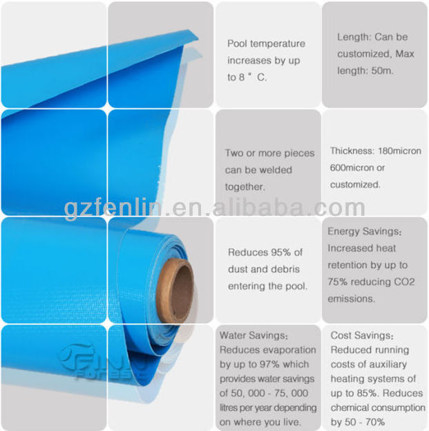 Large Outdoor Spa Used Swimming Parts Pvc Film For Pool