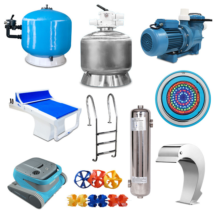 high-quality pump and systems parts swimming pool top mounted Sand filter swimming pool equipment