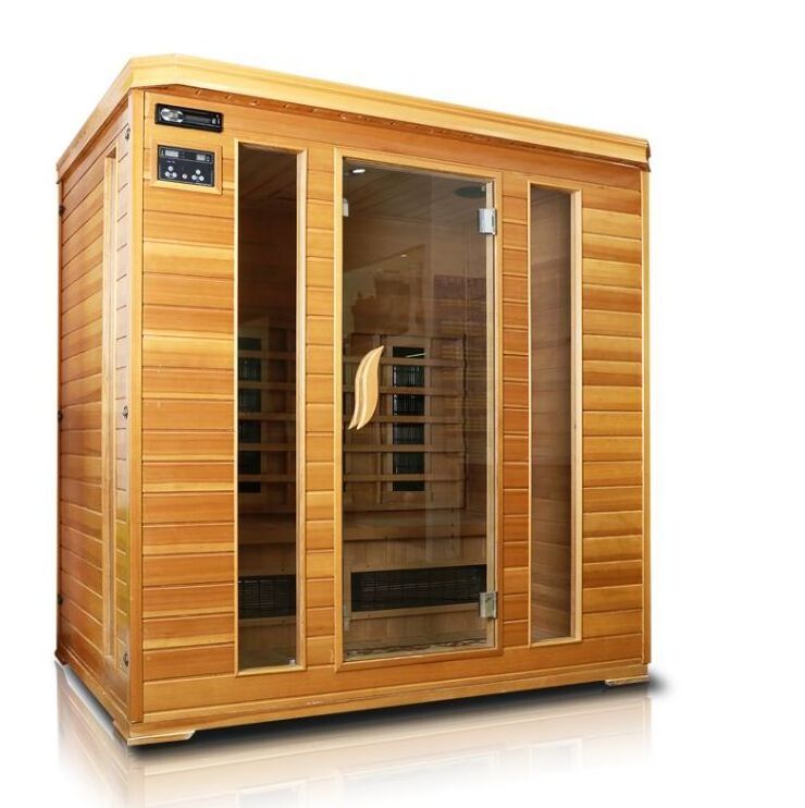 New design solid wooden dry sauna dry steam farin frared steam sauna cabin room