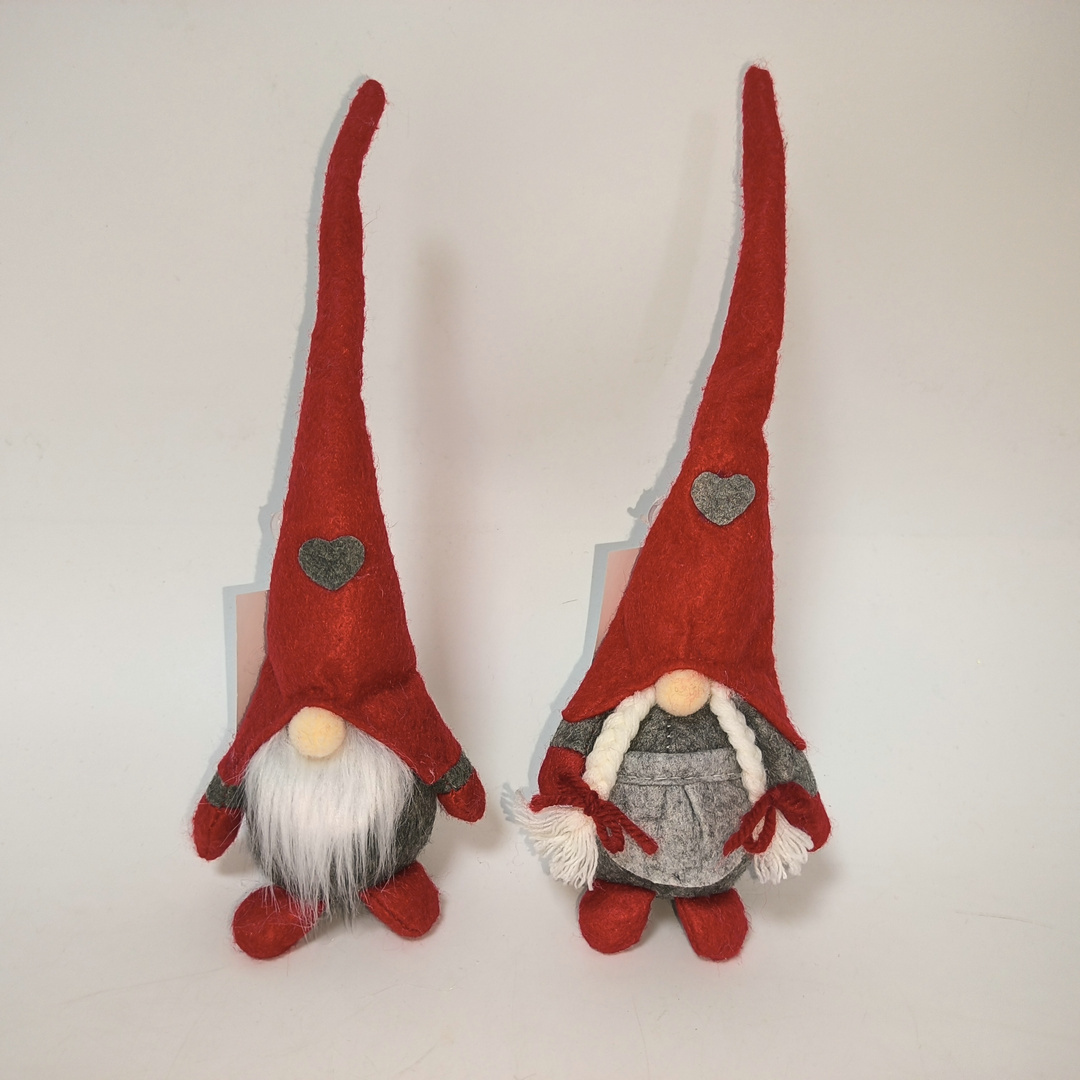 Festive Gifts Valentine's Doll Gnome Ornaments Mini Gnome Valentine's Gifts For Lover Red Gray Gnome Decor