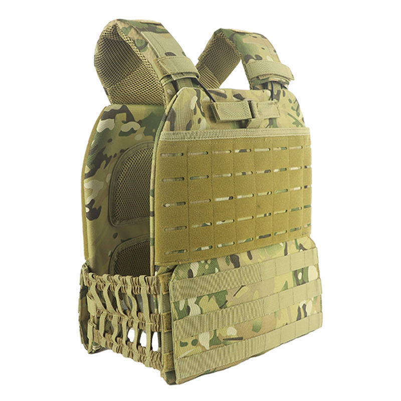 Adjustable Wholesale Camouflage Fashion Safety Tactical Molle Vest Costume GYM Training