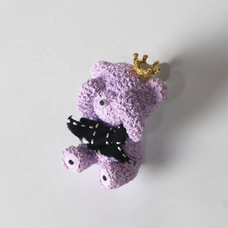 Hot Sale Cute Ceramic Crown Bear Shape Car Diffuser Vent Clip Essential Oil Perfume Scented Ceramic Aroma Air Freshener