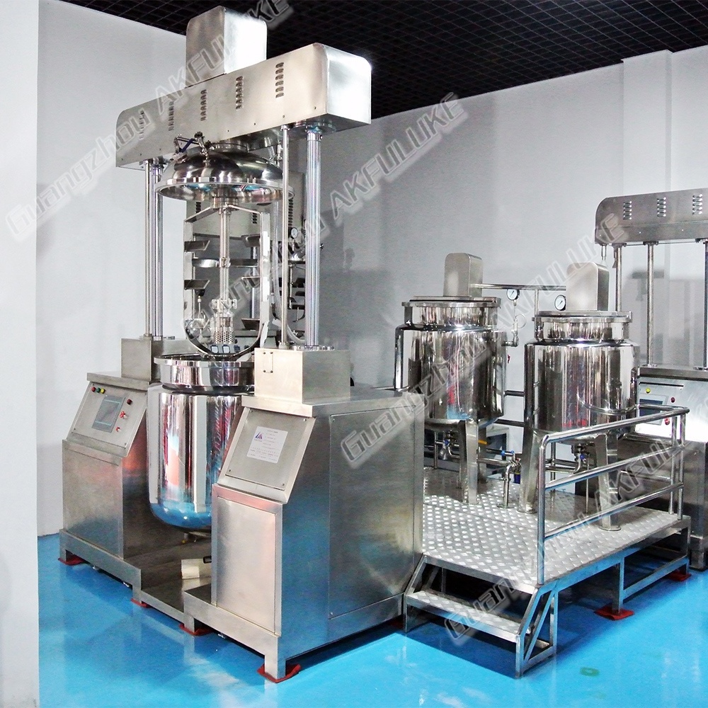 Fuluke SUS 316 vacuum homogenizing emulsifier machine high shear hydrophilic emulsifier mixer lab scale emulsifier sp cake emuls