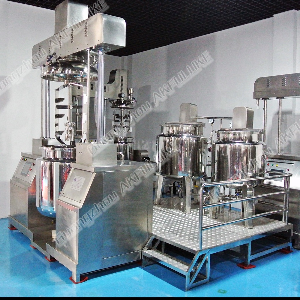 Fuluke SUS 316 vacuum homogenizing emulsifier machine high shear hydrophilic emulsifier mixer lab scale emulsifier sp cake emuls