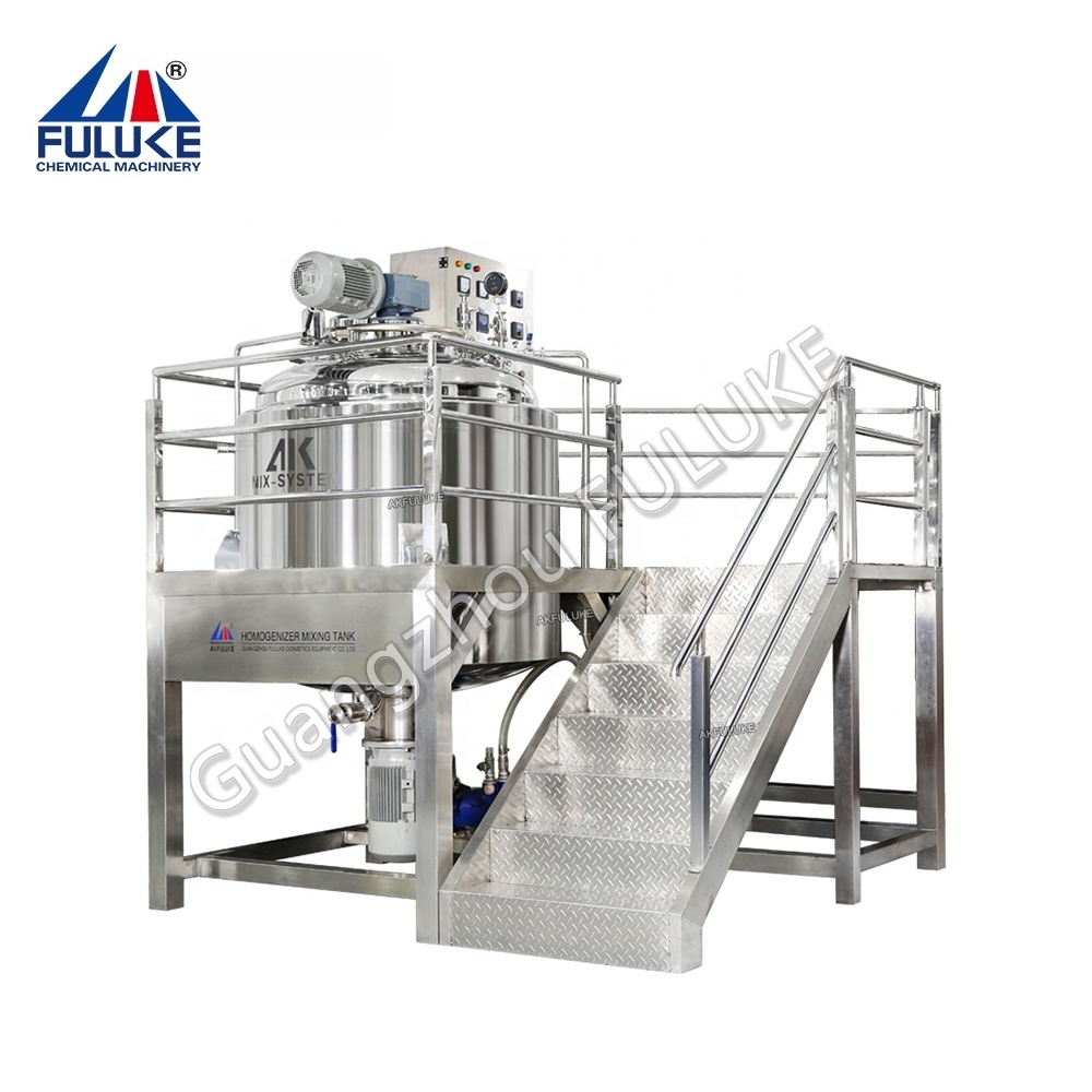 FULUKE SUS316 emulsion mixing tank and material tank machine processing machinery mayonnaise making machine reactor tank