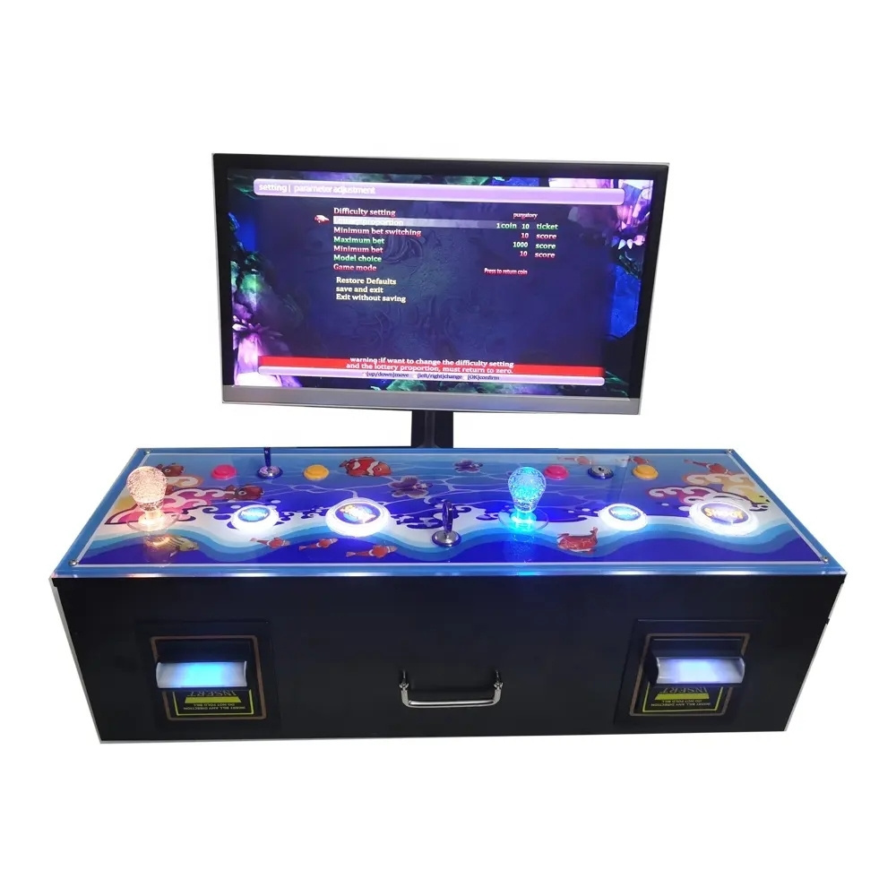 Portable Fish Game Machine 28 In 1 Game Machine Fish Game/26 In 1 Fish Game/fish Machine With Bill Acceptor