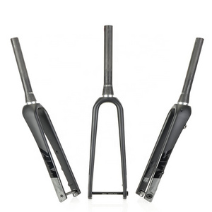 The Latest Road Disc Brake Front Fork 700C Road Bike Full Carbon Fiber Disc Brake Bicycle Front Fork