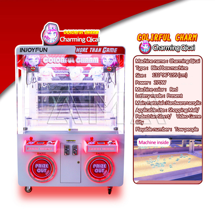 Revoultion Two Jaw Machine Arcade Simulator Toy Claw Catch Plush Crane Grabber Game Machine For Shopping Mall